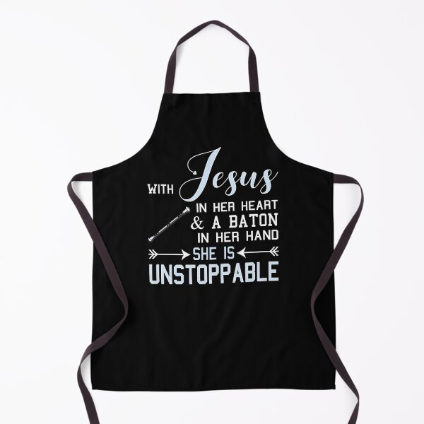 Item preview, With Jesus In Her Heart & A Baton In Hand She Is Unstoppable product designed and sold by nikkidawn74.
