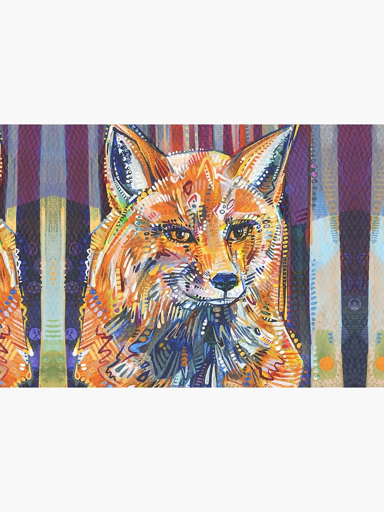 Red Fox Painting - 2018 by gwennpaints