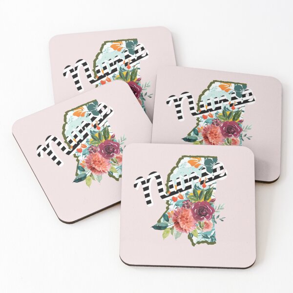 Item preview, Mississippi Nurse Floral Watercolor designed and sold by AZGuzmans.
