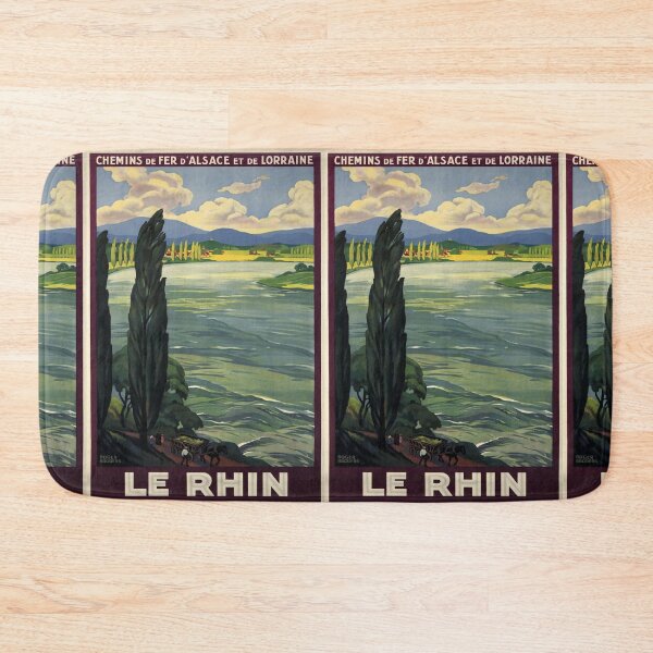 Item preview, Rhin vintage travel poster designed and sold by stickart-marek.