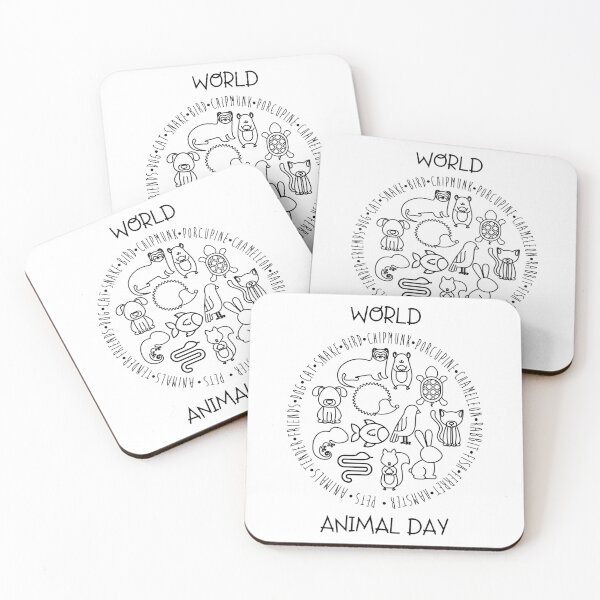 Item preview, Diseño de amigos del Día Mundial de los Animales designed and sold by goodguy53.