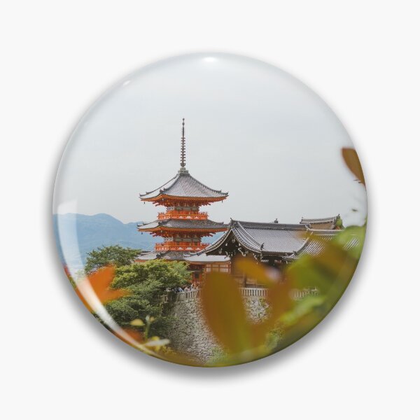 Item preview, Kyoto Japan Kiyomizu-dera Shrine, orange plants designed and sold by Rebecca Li.
