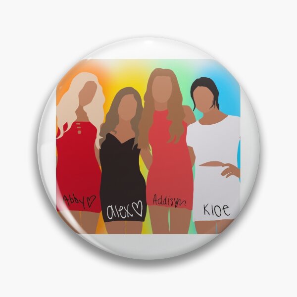 4 the 4 silhouette sticker Pin