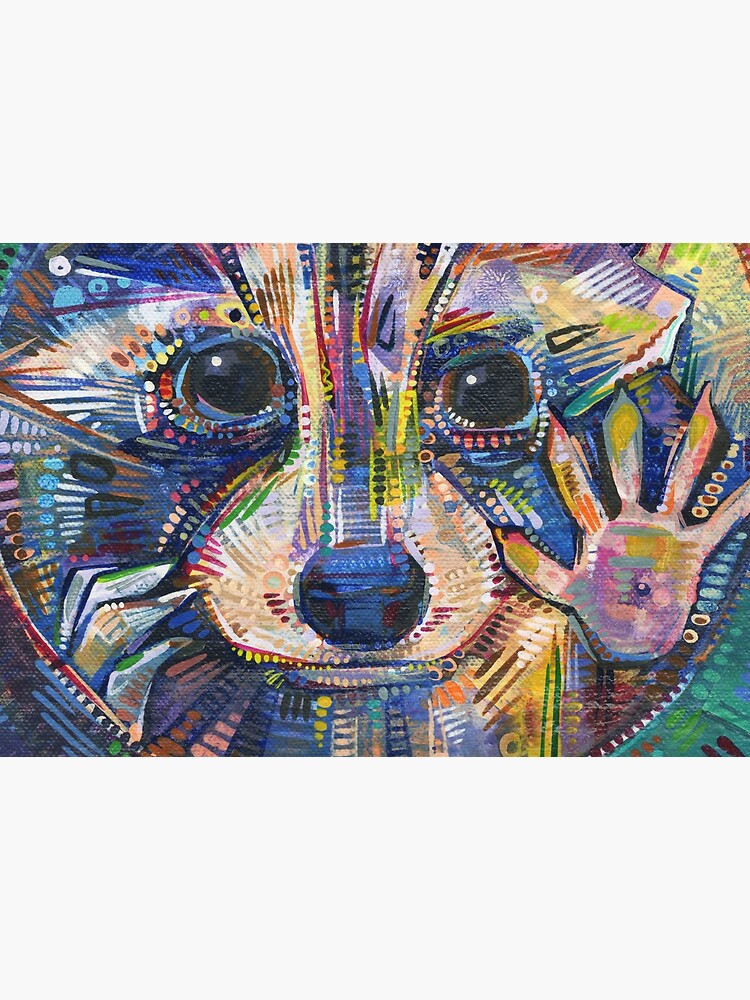 Raccoon Painting - 2015 by gwennpaints