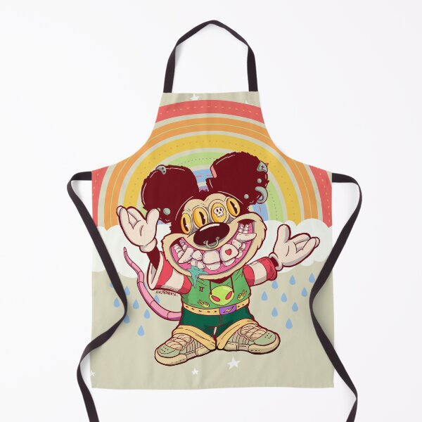 Item preview, trippy rainbow cartoon designed and sold by Ilustronauta.