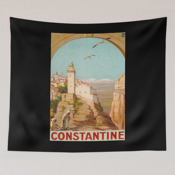Item preview, Constantine vintage travel poster designed and sold by stickart-marek.