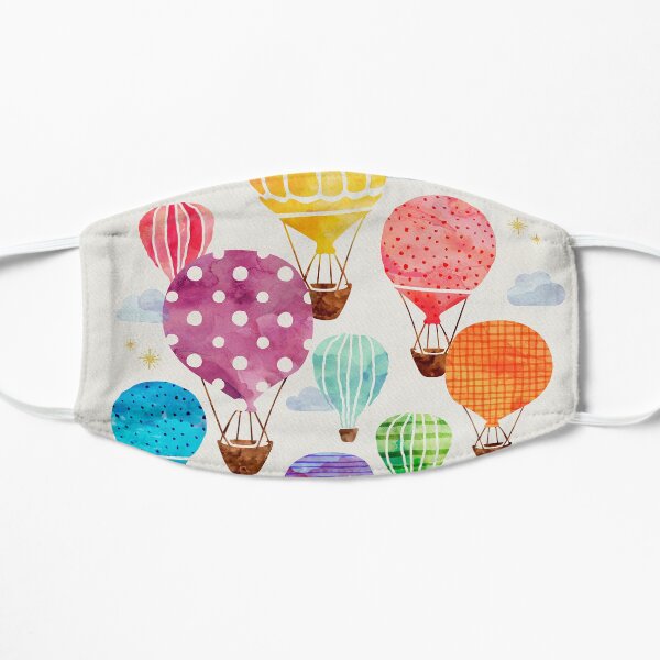 Hot Air Balloon Flat Mask