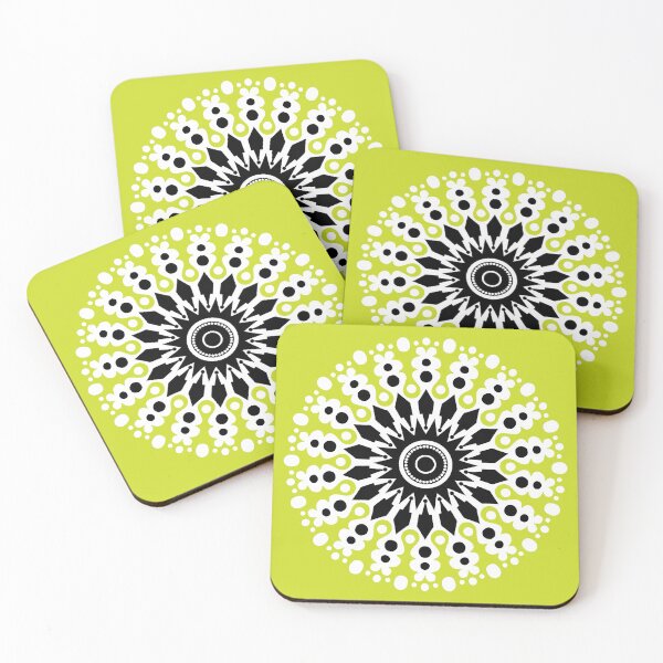 Item preview, Round About Mid-Century Green   designed and sold by Janet Towbin.