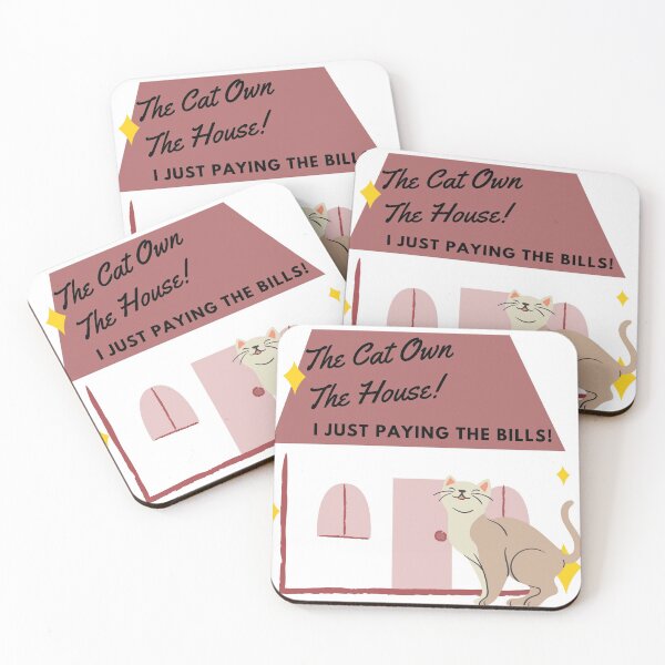 Item preview, The Cat Own The House I Just Paying The Bills designed and sold by Mywaymylife.