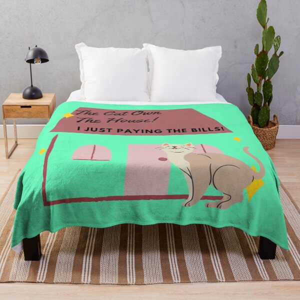 Item preview, The Cat Own The House I Just Paying The Bills designed and sold by Mywaymylife.