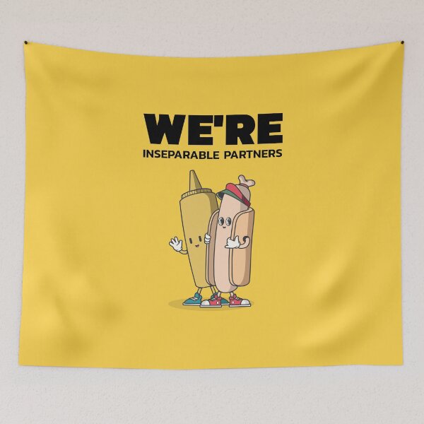 Item preview, We're Inseparable Partners designed and sold by AladdinMktgs.