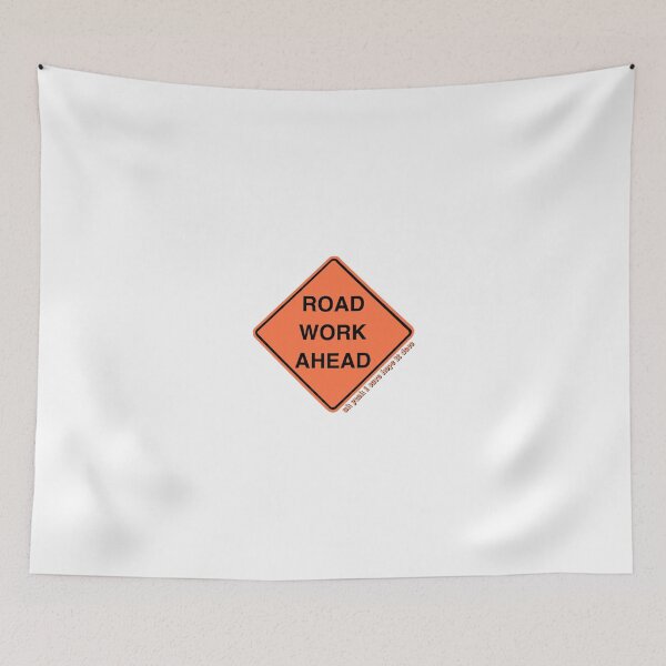 Item preview, Road Work Ahead Vine designed and sold by annalyncreates.