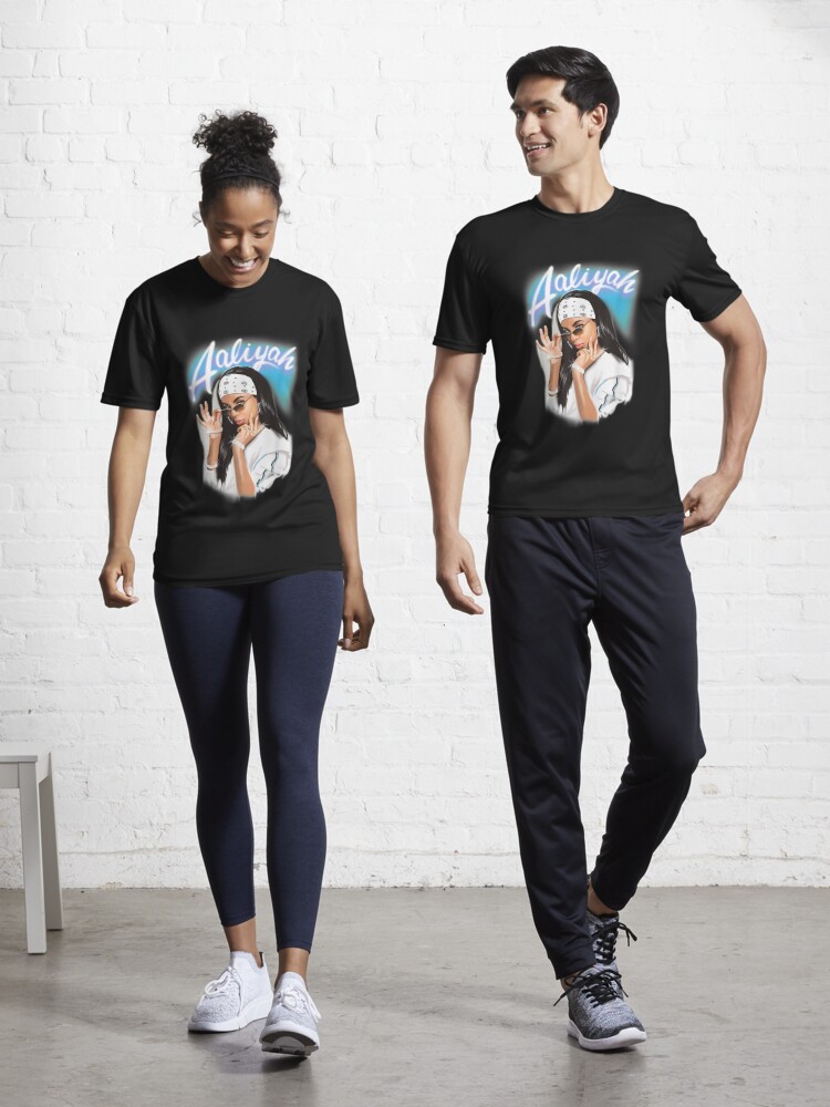 aaliyah airbrush t shirt