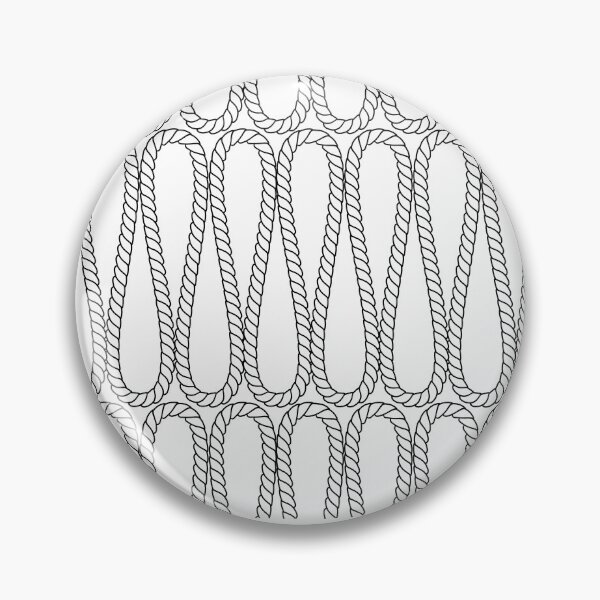 Item preview, Black and white simple rope loops designed and sold by natalyon.