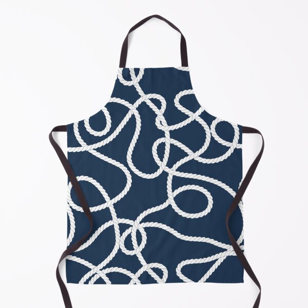Item preview, Tangled rope in navy blue and white designed and sold by natalyon.