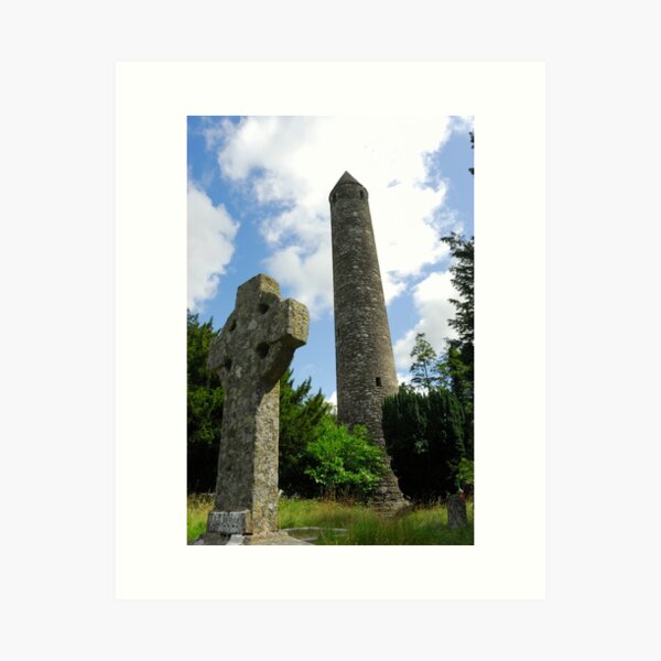 Round Tower, Glendalough Art Print