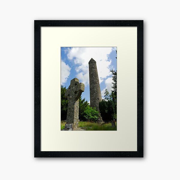 Round Tower, Glendalough Framed Art Print