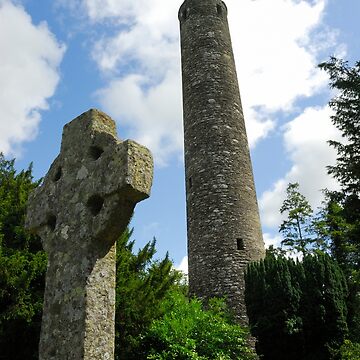 Artwork thumbnail, Round Tower, Glendalough by Simon Bowen