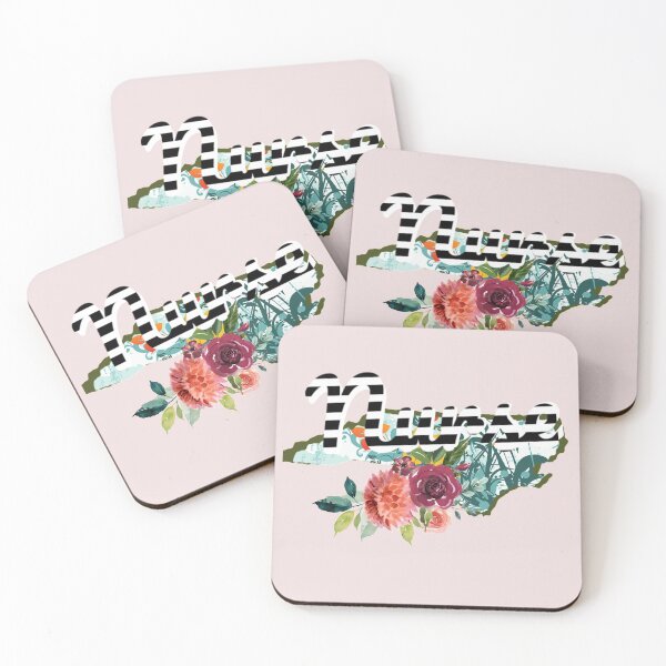 Item preview, North Carolina Nurse Floral Watercolor designed and sold by AZGuzmans.