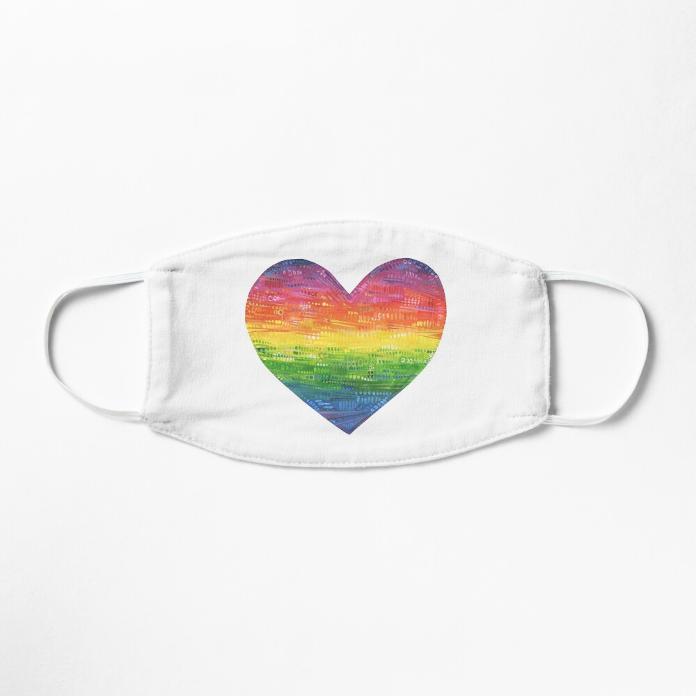 Rainbow Heart Painting - 2017 Mask
