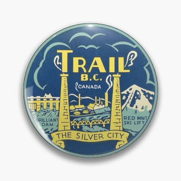 Item preview, Trail British Columbia Vintage Travel Decal designed and sold by hilda74.