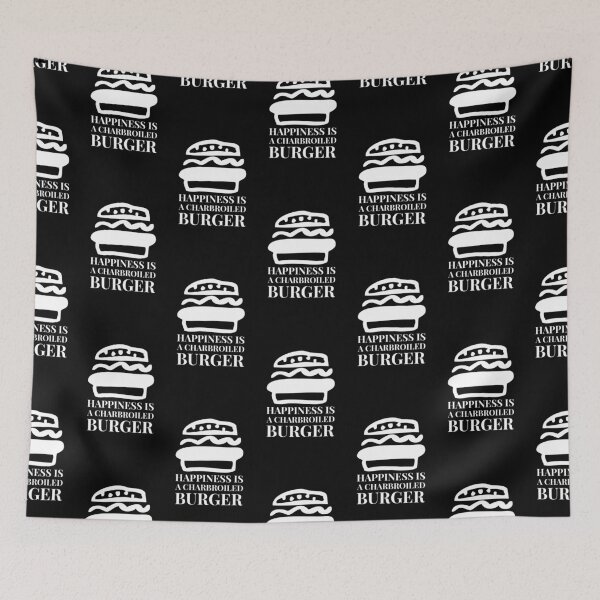 Item preview, Charbroiled Burger Quote for Grill Master White Doodle designed and sold by Telle Garcia.