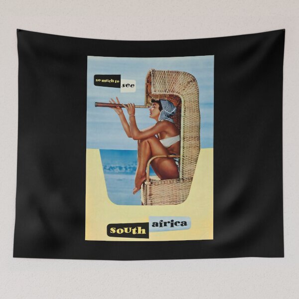 Item preview, South Africa vintage travel poster designed and sold by stickart-marek.