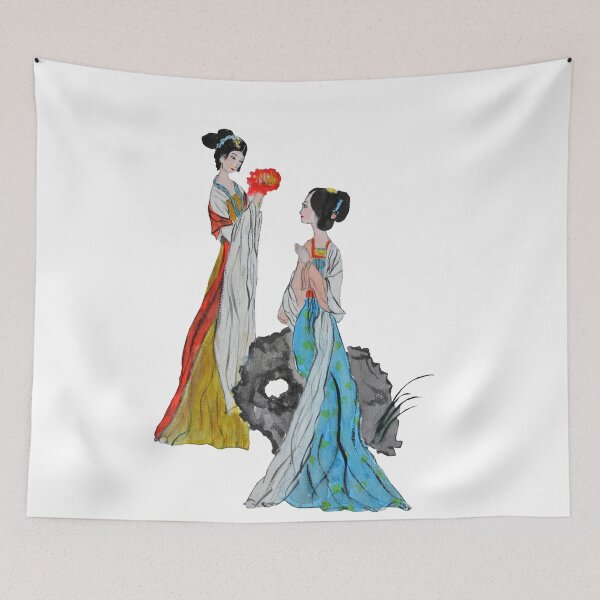 Item preview, Ancient Chinese ladies designed and sold by SelenePaintings .