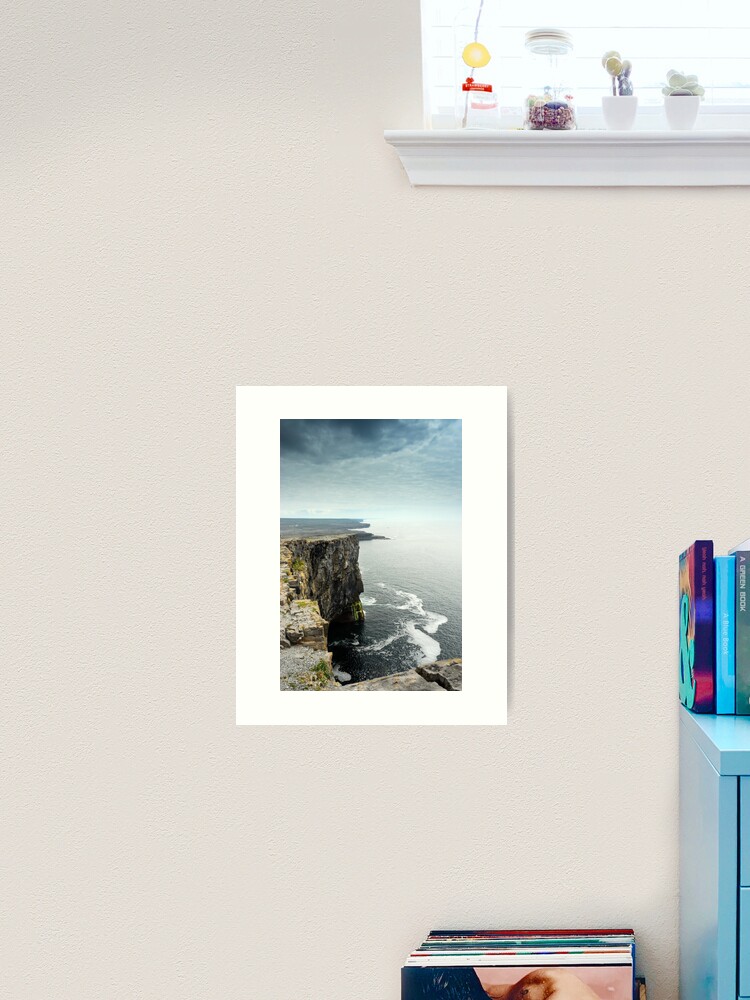 Thumbnail 2 of 3, Art Print, Cliffs at Dun Aengus, Inishmore designed and sold by sjbowen.