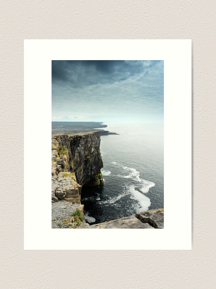 Thumbnail 1 of 3, Art Print, Cliffs at Dun Aengus, Inishmore designed and sold by sjbowen.