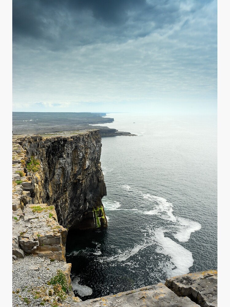 Thumbnail 3 of 3, Art Print, Cliffs at Dun Aengus, Inishmore designed and sold by sjbowen.