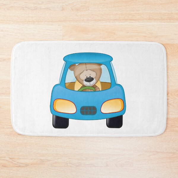 Item preview, Teddy Bear Driving Car designed and sold by MisterGooseShop.