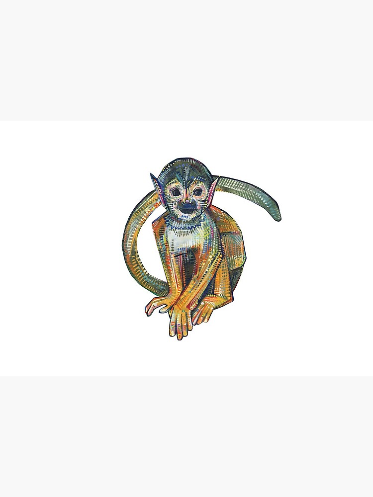 Squirrel Monkey Painting - 2015 by gwennpaints