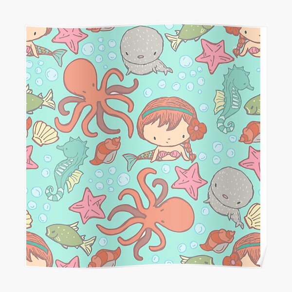 Baby Ariel Posters Redbubble - seals seal xo roblox