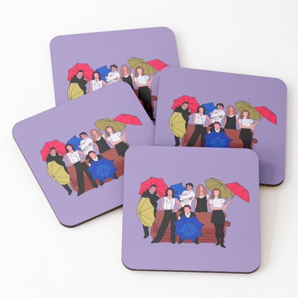 Ahí estaré para ti Posavasos (lote de 4)