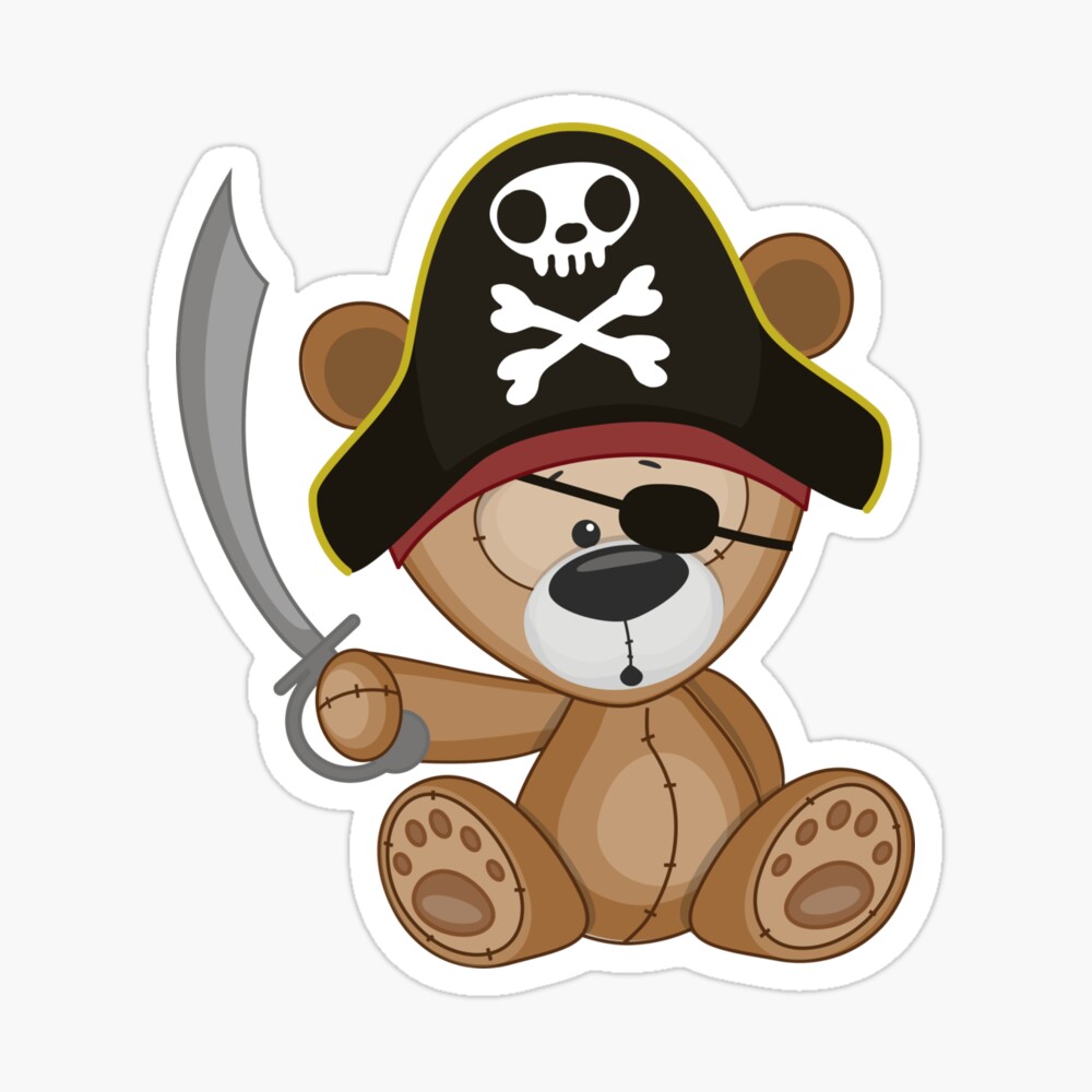 Pirate teddy shop bear