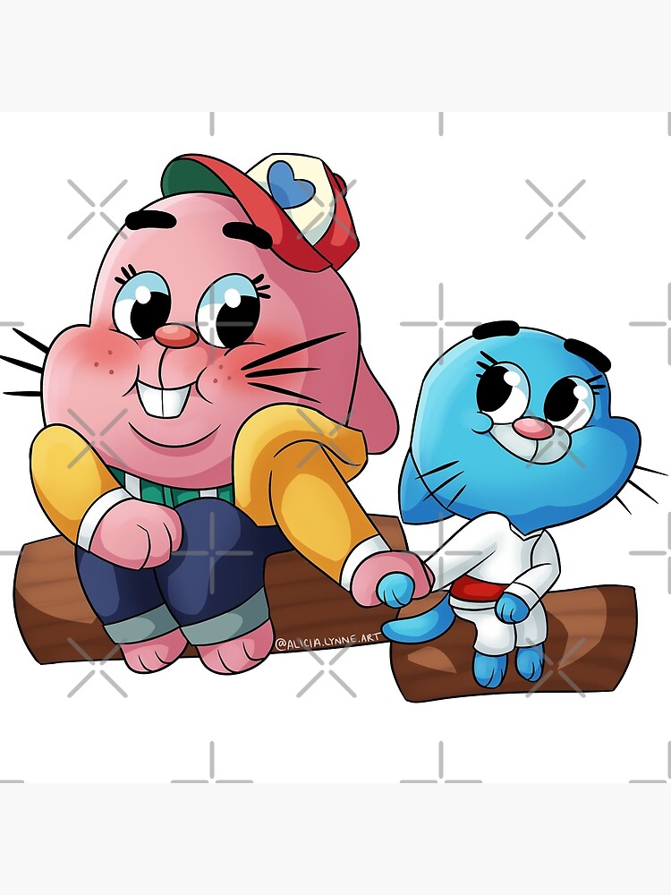 Smiling Gumball Watterson - The Amazing World of Gumball Art Board Print  for Sale by RoserinArt