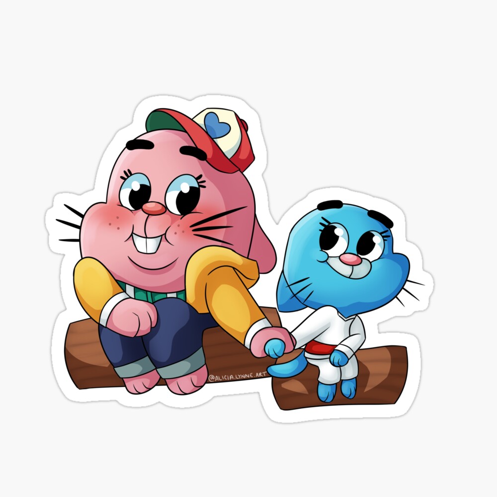 Postal for Sale con la obra «Richard y Nicole - El asombroso mundo de  Gumball» de alicialynne | Redbubble