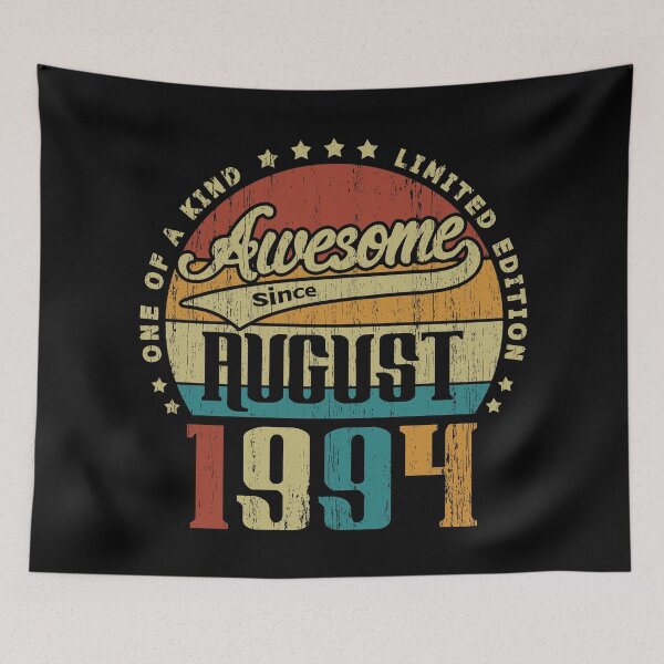 Item preview, Vintage August 1994 One Of A Kind Awesome Since August 1994 26th Birthday Gift 26 Years Old designed and sold by Takatv.