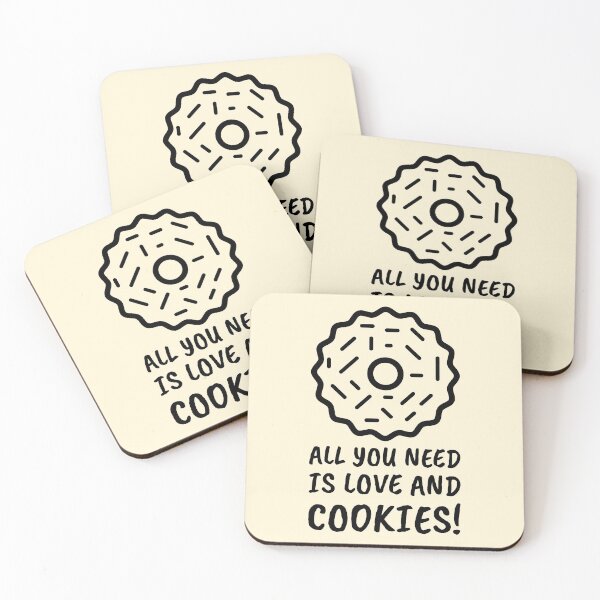 Item preview, Cute Cookie Baking Quote Fancy Biscuit designed and sold by Telle Garcia.