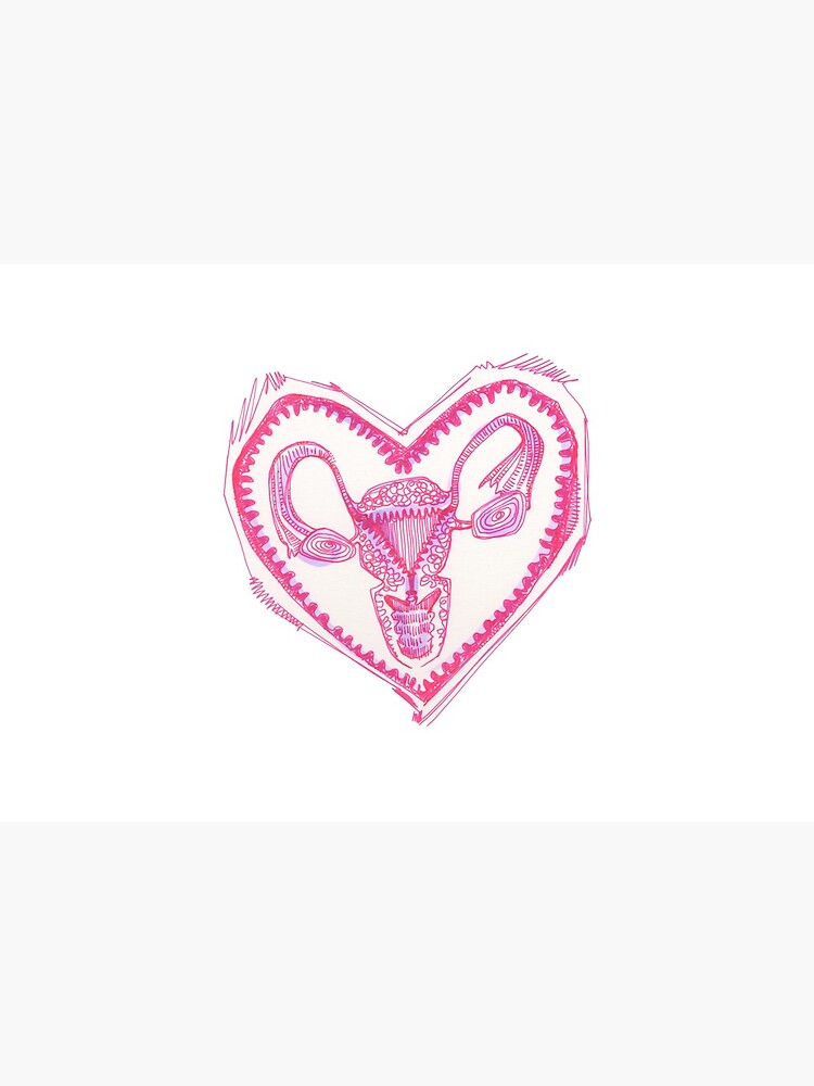 Uterus Drawing - 2016 by gwennpaints