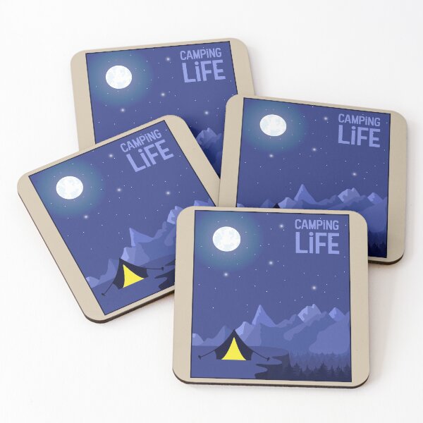 Item preview, Tent in Blue Mountains - Camping Life designed and sold by pixelinga.