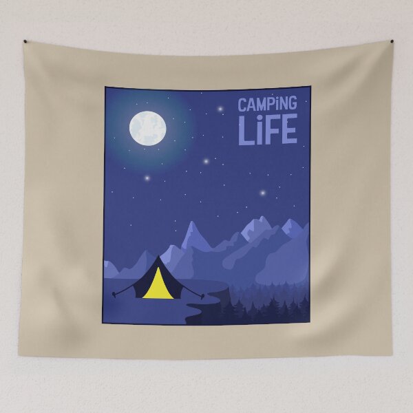 Item preview, Tent in Blue Mountains - Camping Life designed and sold by pixelinga.