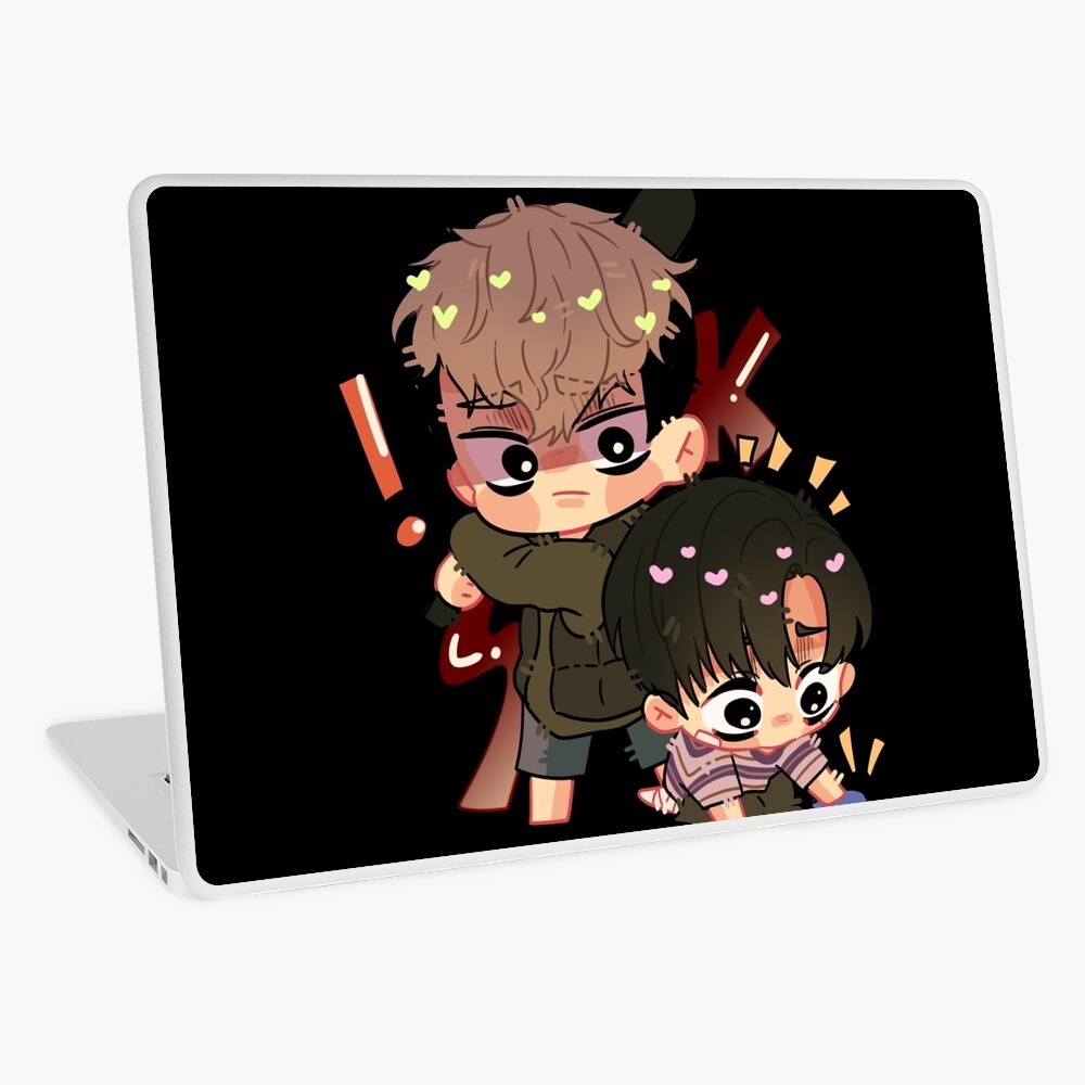 Killing Stalking - Sangwoo I'm Not Gay  Laptop Skin for Sale by