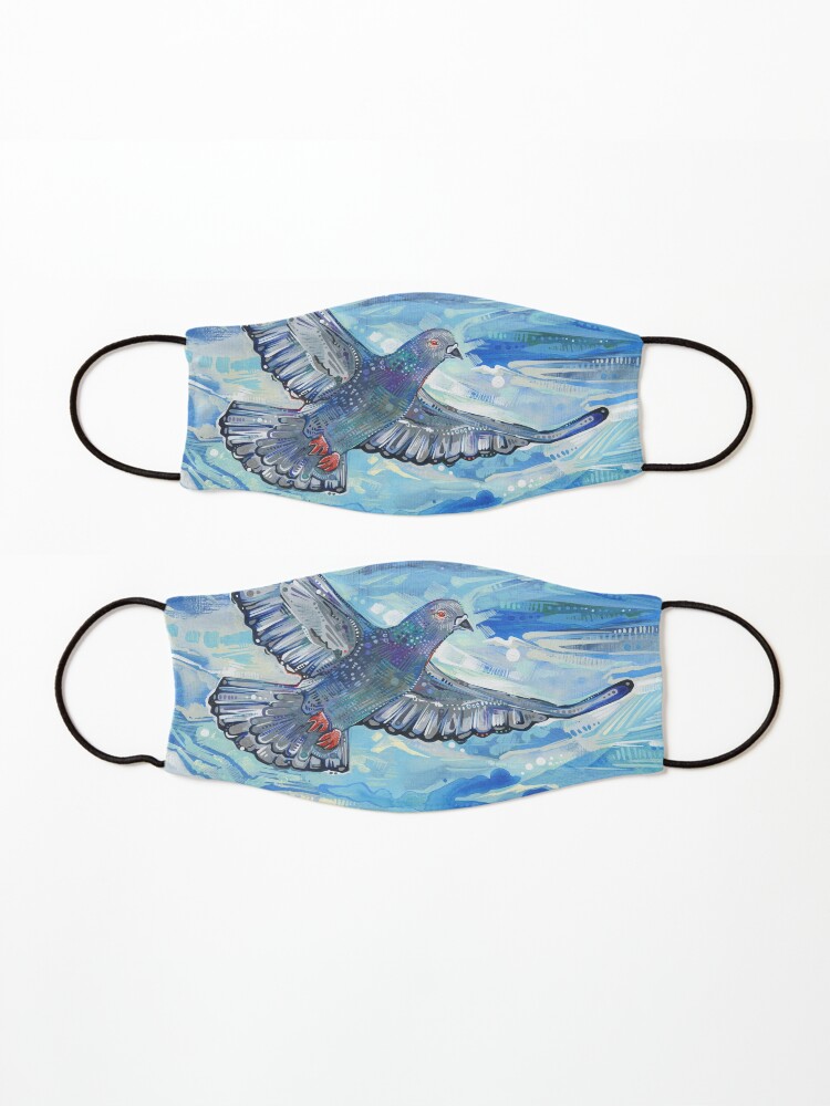 Alternate view of Rock Pigeon Painting - 2012 Mask