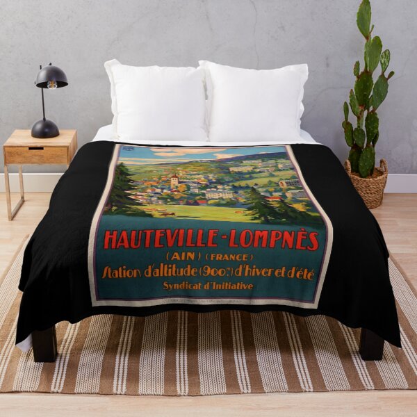 Artikelvorschau, PLM Hauteville Lompnes vintage travel poster entworfen und verkauft von stickart-marek.