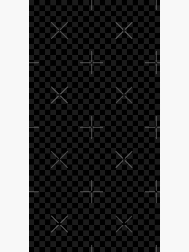 Checkered Pattern - Black and Gray by SuperAceDesigns