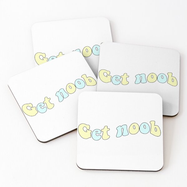 Get noob (custom) Coasters (Set of 4)