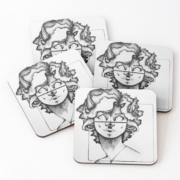 Item preview, Faun Headshot designed and sold by AceLlama.