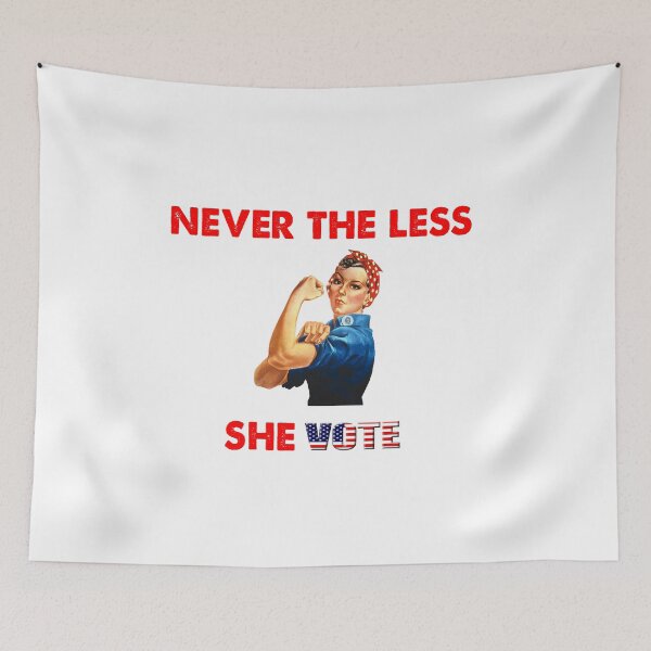 Item preview, Never The Less She Voted American Flag designed and sold by Kathrine2302.